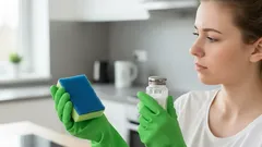 Proč nasypat sůl na houbičku? Jednoduchý trik, který navždy změní váš úklid